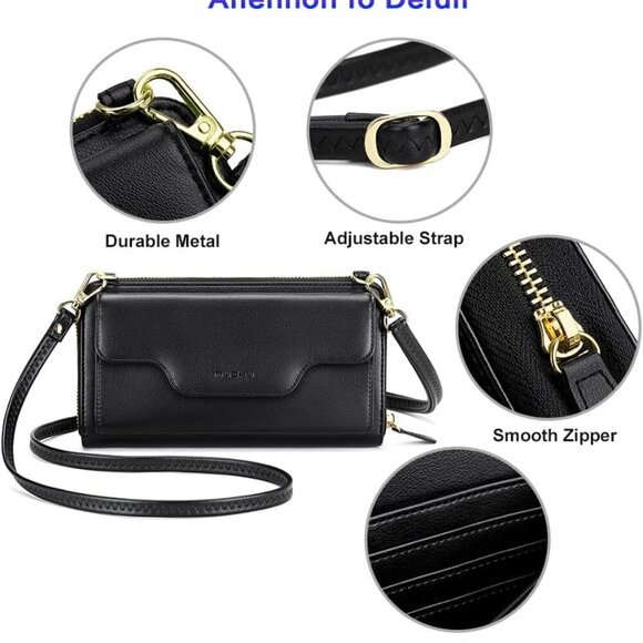 Crossbody Bags, Wristlet Wallets, Small Clutch Purses - Cell Phone & RFID Wallet - Picture 7 of 8